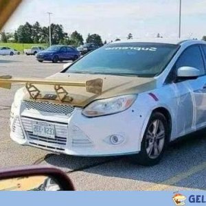 Der King beim Rückwärtsfahren