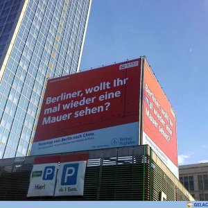 Mauer sehen?