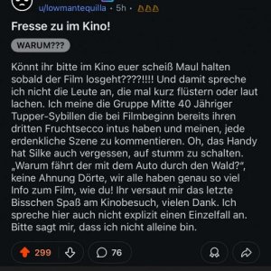 Ich wäre nicht so ruhig geblieben