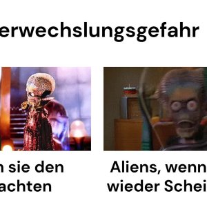 Alienwoche Verwechslungsgefahr Spezial Edition