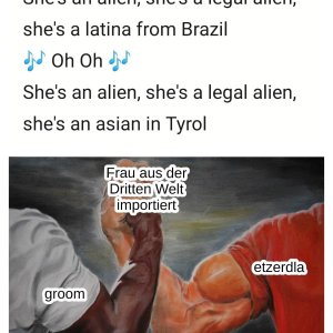 My wife's a legal alien 👽
