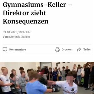Regel Nummer 1 wurde gebrochen